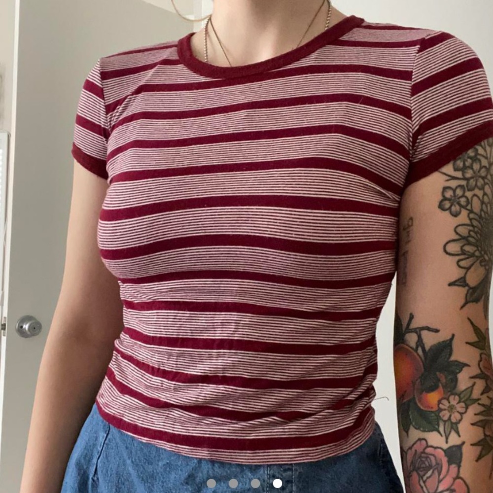 Red Striped Tee